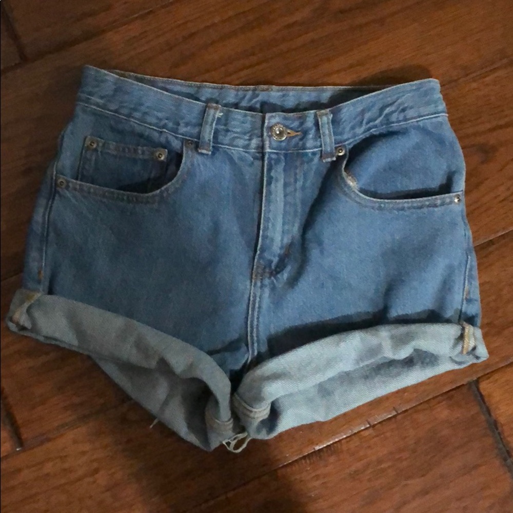 Denim shorts